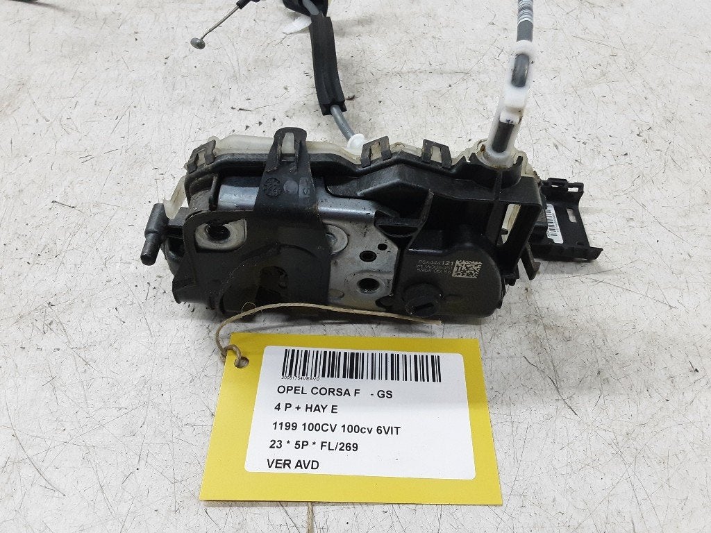 SERRURE DE PORTE AVANT DROITE Opel Corsa F (UB / UH / UP), Opel, Opel Automobile GmbH, Utilisé, Avant
