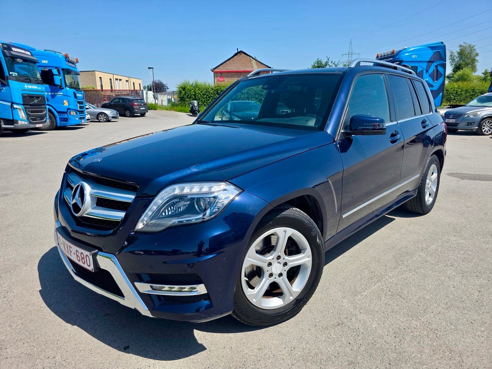 Mercedes-Benz GLK 220 CDI 4Matik, Auto's, Mercedes-Benz, Automaat, Euro 5, 4 cilinders, Blauw