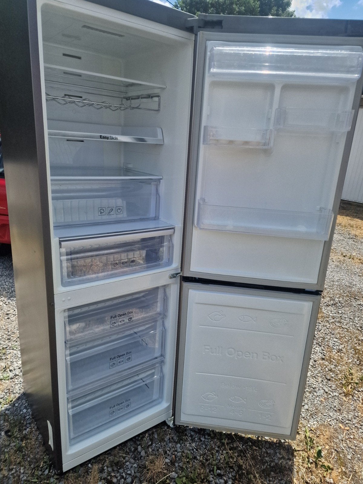 Frigo congélateur samsung A+ fonctionne parfaitement ., Moins de 60 cm, Congélateur, Classe énergétique A ou plus économe, 160 cm ou plus