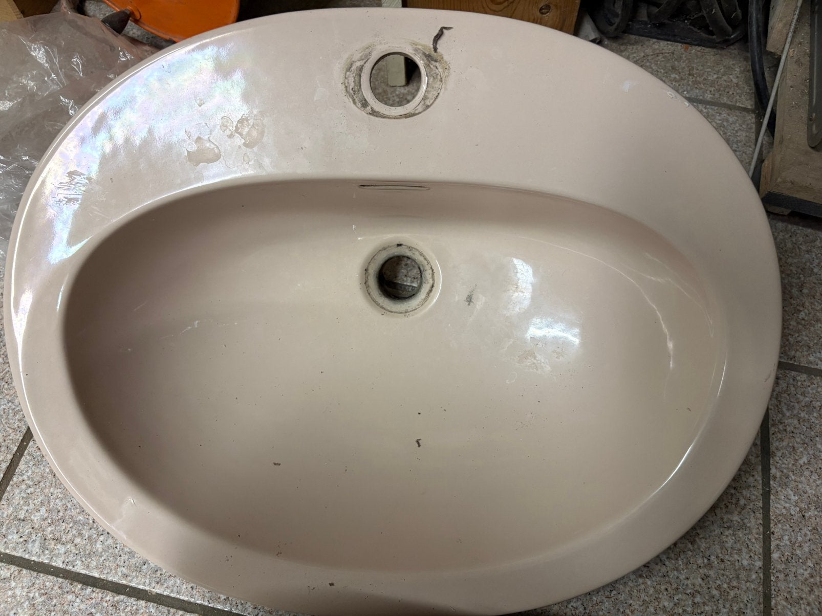 Lavabo inbouw gratis, Ophalen, Gebruikt