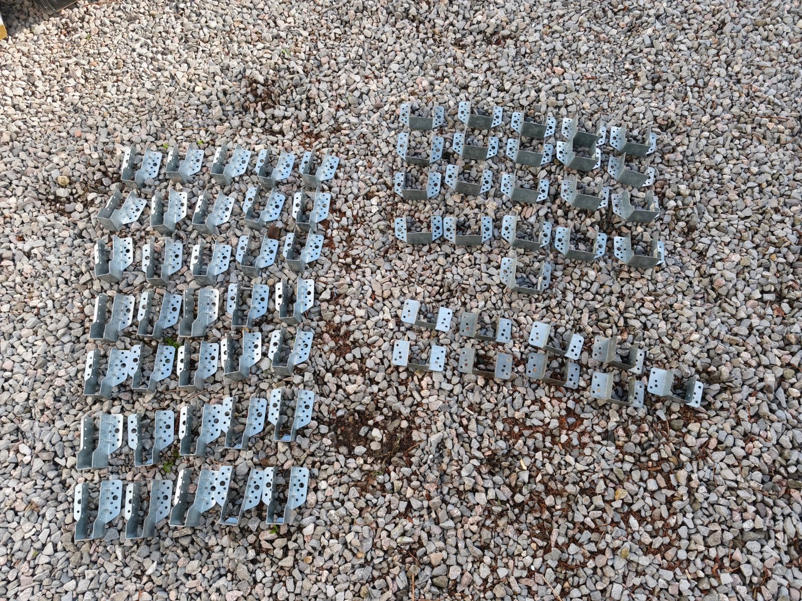 lot de 65 sabots de charpente, Bricolage & Construction, Enlèvement, Comme neuf