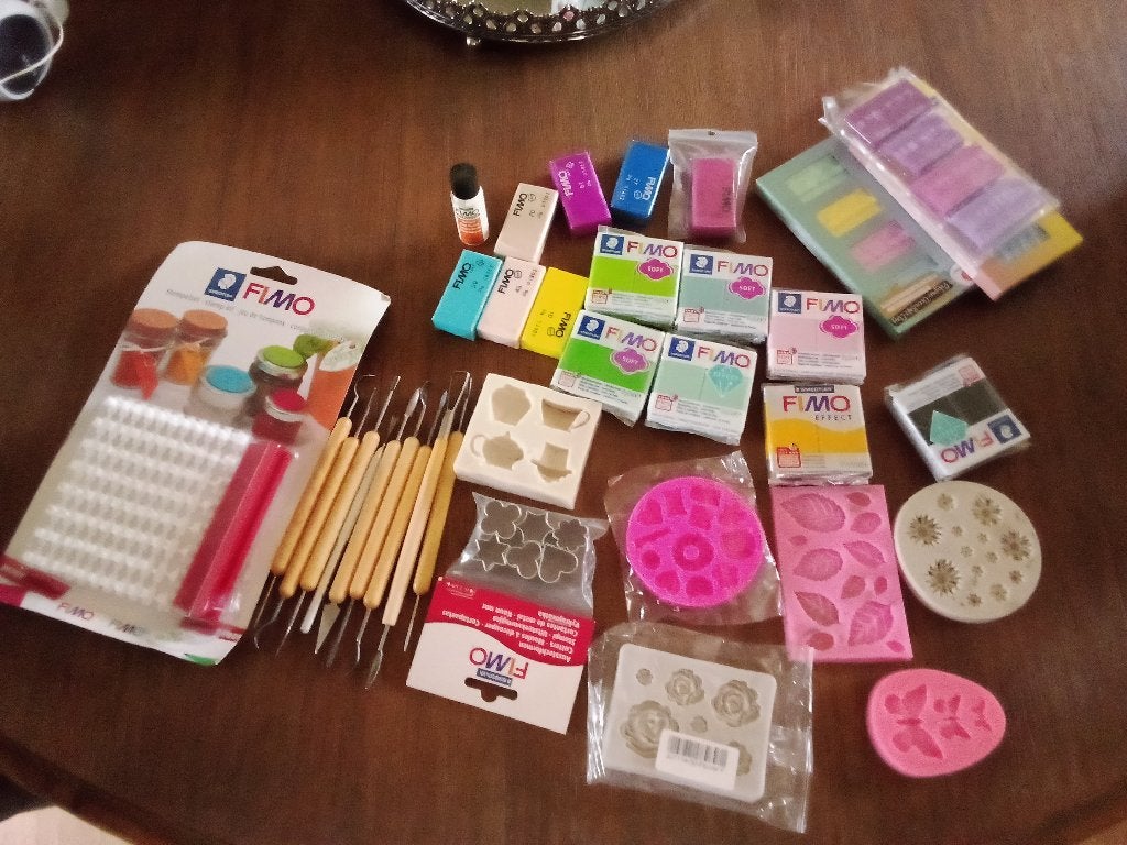 Fimo klei, tools en mallen, Ophalen, Zo goed als nieuw