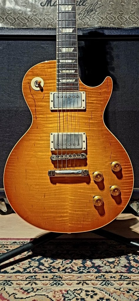 Gibson Les Paul R9 reissue 1959 Dirty Lemon VOS 2020, Ophalen, Gebruikt, Gibson