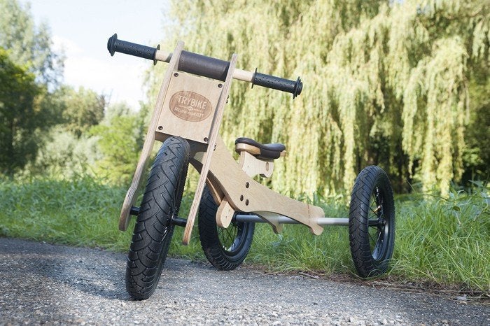 Trybike Wood 4 en 1, Vélos & Vélomoteurs, Vélos | Vélos pour enfant, Enlèvement, Comme neuf, Moins de 16 pouces, Trybike