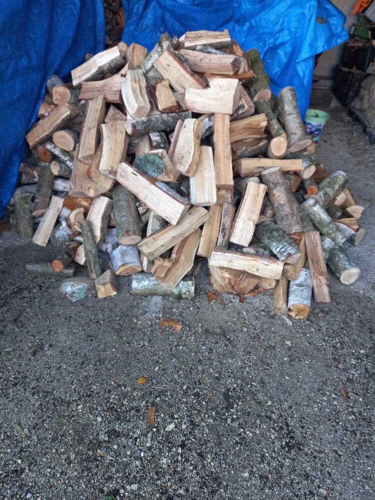 BOIS DE CHAUFFAGE EN BOULEAU CLIVÉ, Moins de 3 m³, Enlèvement, Bouleau, Bûches