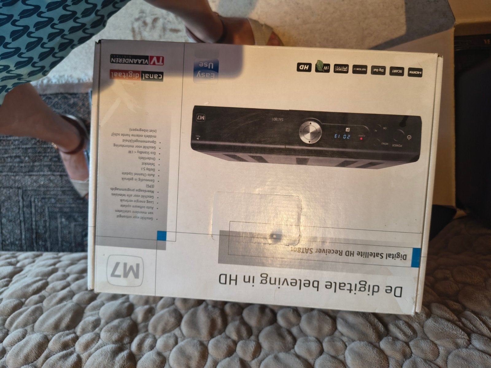 Decoder tv vlaanderen M7, Ophalen