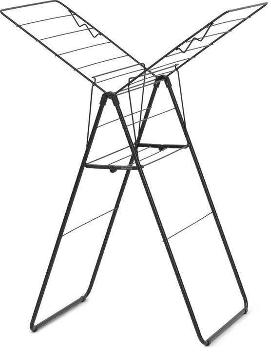 Brabantia Droogrek Hangon 15 meter Matt Black, Jardin & Terrasse, Enlèvement, Neuf, Séchoir à linge
