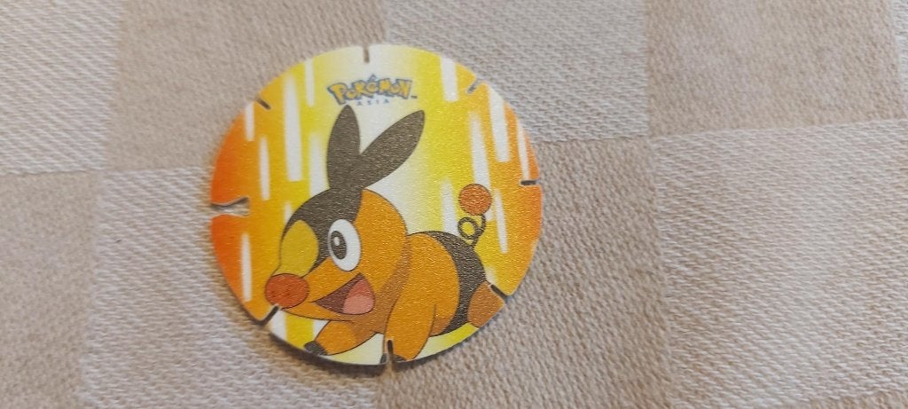 flippo pokemon chiki balls zeldzaam Tepig, Ophalen of Verzenden, Losse flippo's