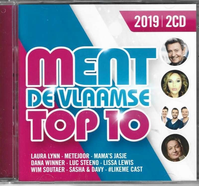 2 CD Ment- Het Beste Uit de Vlaamse Top 10 - 2019, CD & DVD, CD | Néerlandophone, Folk, Enlèvement ou Envoi, Comme neuf, Compilation