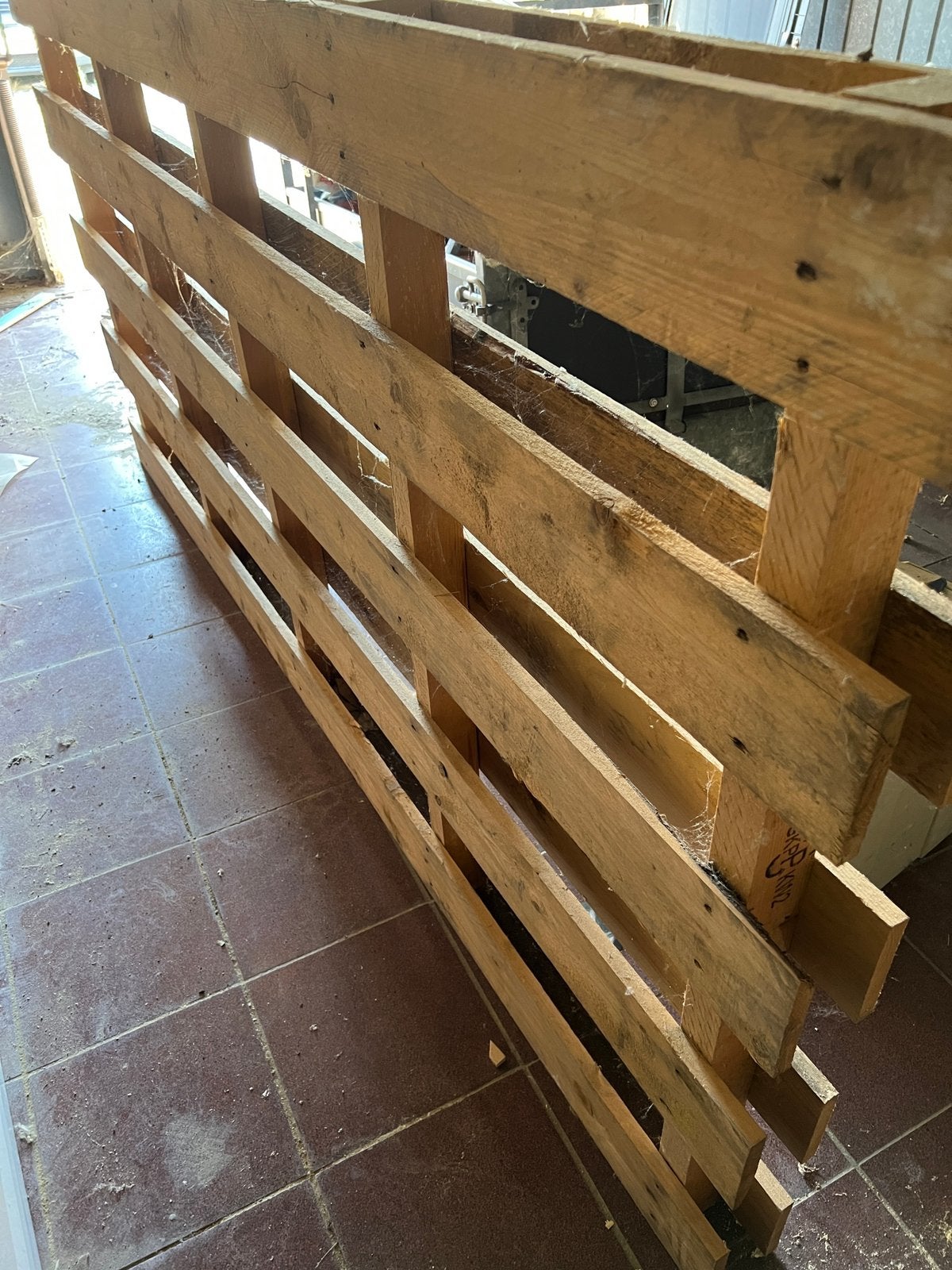 Grote pallet 3 meter moet nu weg, Doe-het-zelf en Bouw, Ophalen, Zo goed als nieuw, Pallet