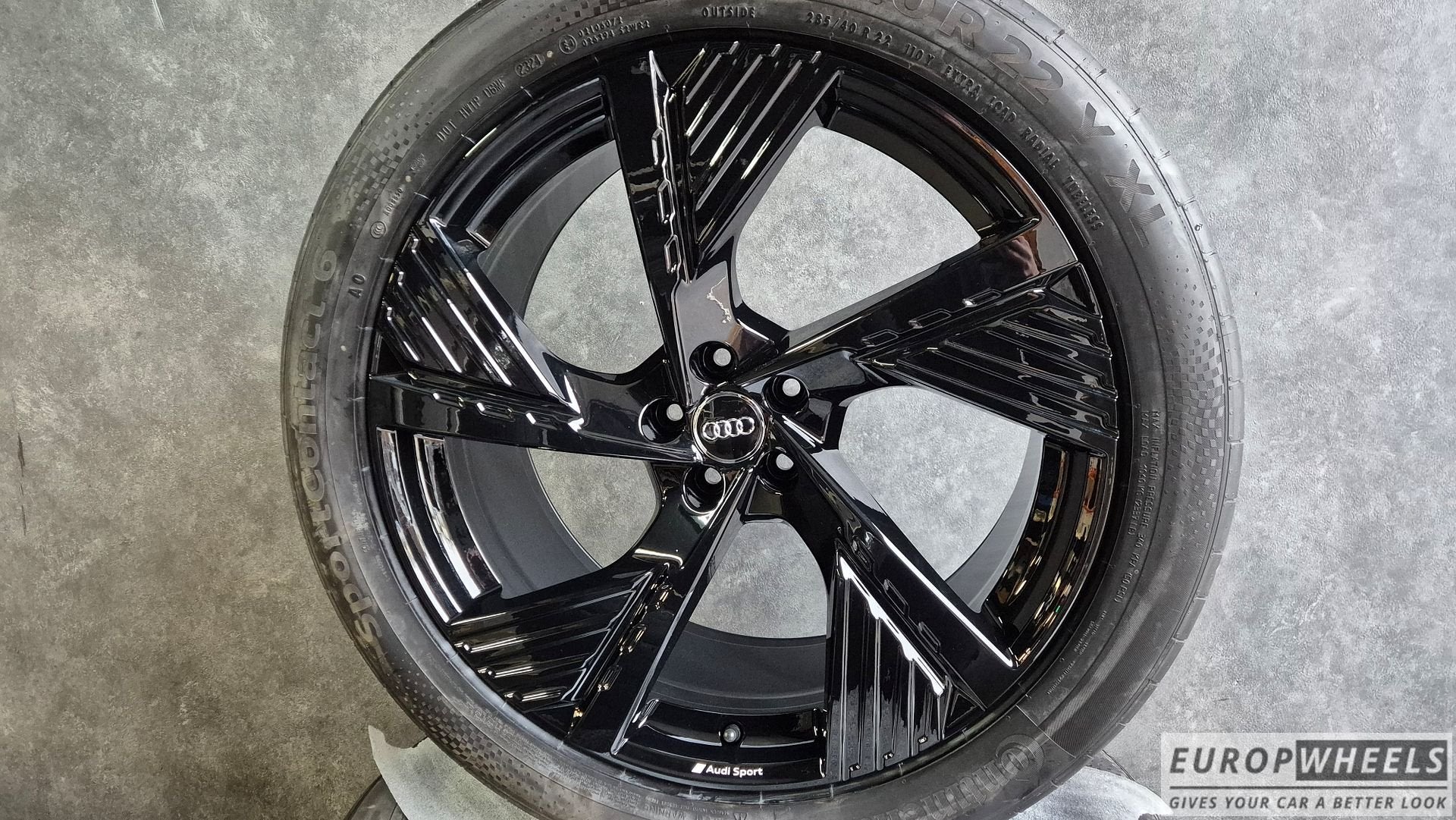 22 Inch Audi Q8 SQ8 RSQ8 Black Edition Velgen OEM, Pneus et Jantes, 285 mm, Véhicule de tourisme, Pneus été
