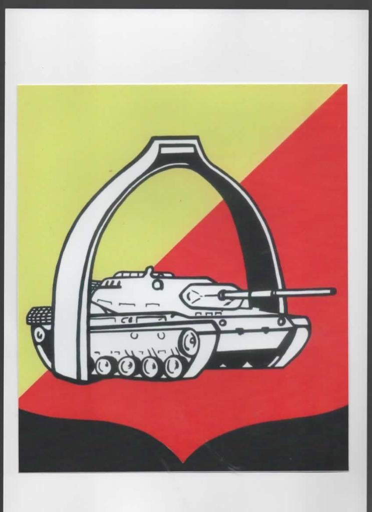 Belgische militaire stikker Groep Leopard 1978, Verzamelen, Ophalen of Verzenden, Landmacht, Embleem of Badge
