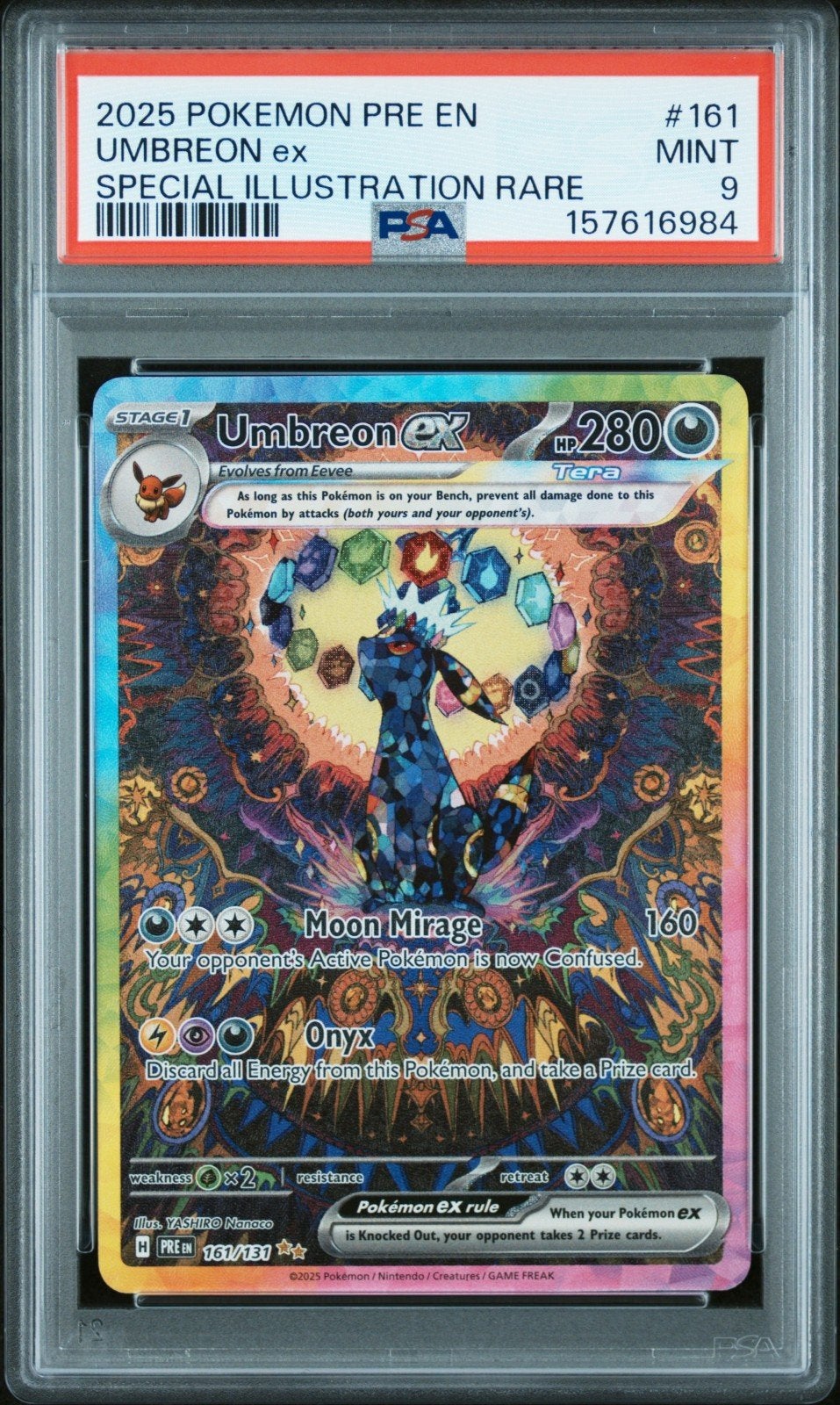 Pokemon umbreon sir prismatic evolutions psa 9
Prismatic ev, Hobby & Loisirs créatifs, Jeux de cartes à collectionner | Yu-gi-Oh!