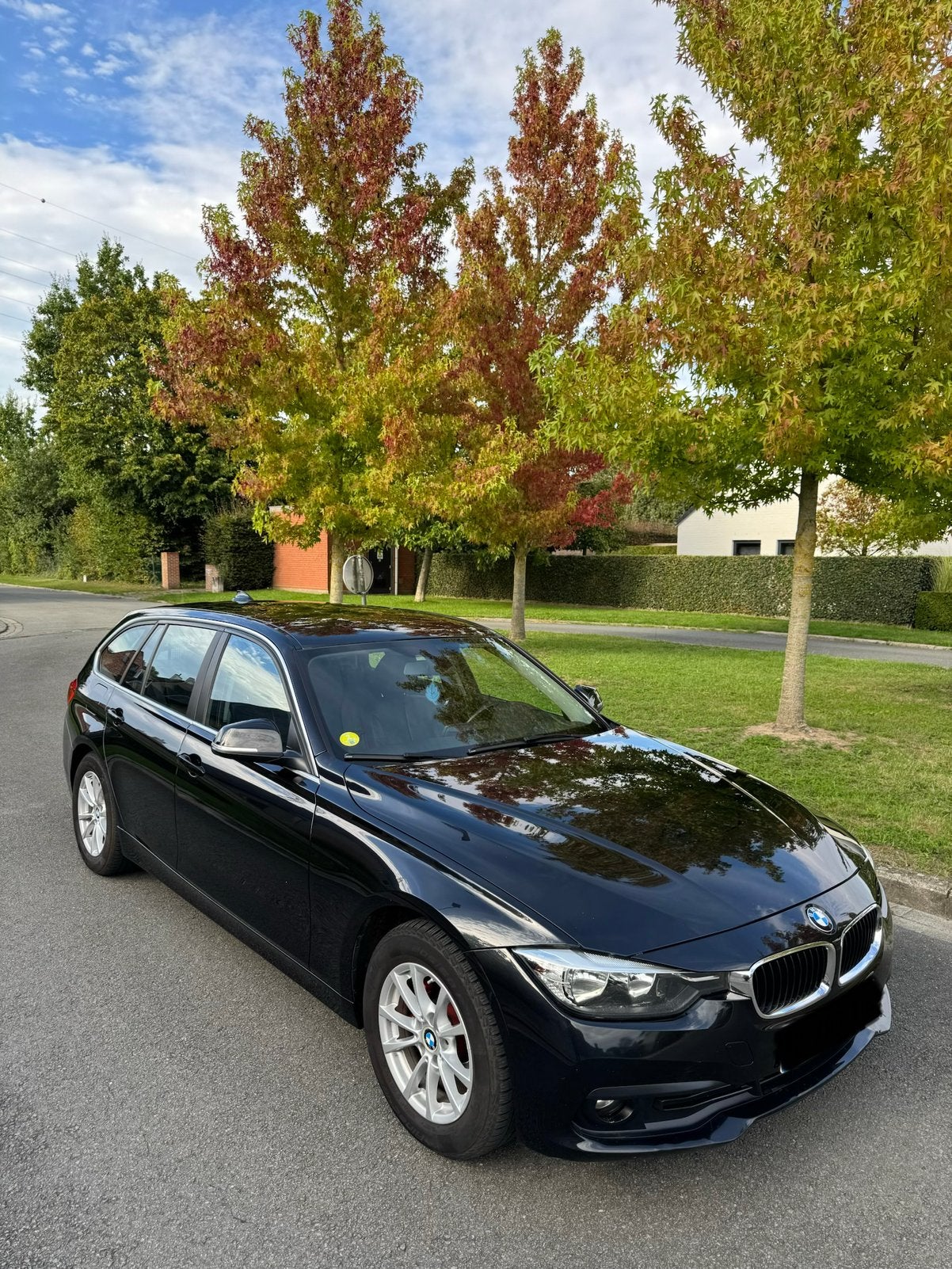 Bmw 316D 2017 Euro 6B Automaat, Autos, Cuir, Achat, Euro 6, Carnet d'entretien