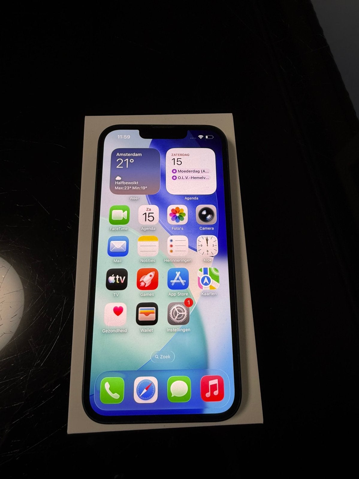 Iphone 13 in perfecte staat, Telecommunicatie, Mobiele telefoons | Apple iPhone, Ophalen, 83 %, Blauw, IPhone 13