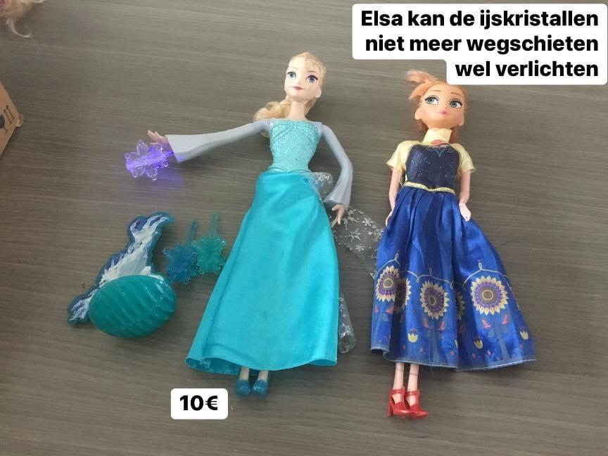 Anna en elsa pop, Enlèvement ou Envoi, Comme neuf, Barbie