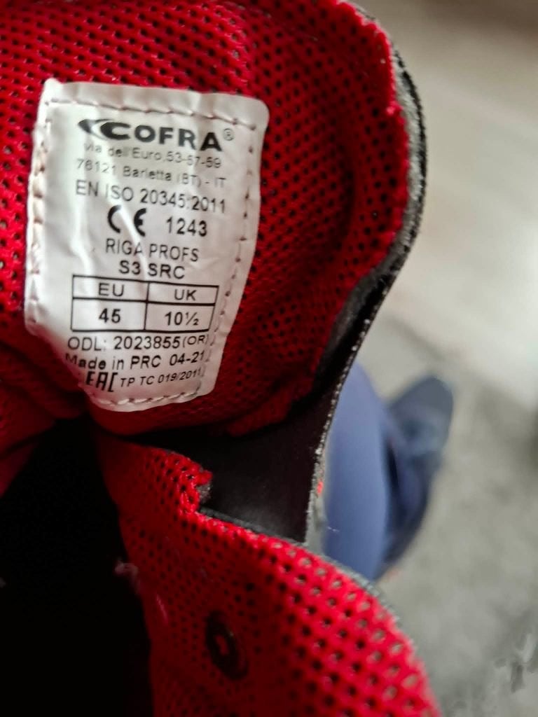 te koop werkschoenen maat 45 nieuw cofra nieuw, Ophalen, Nieuw