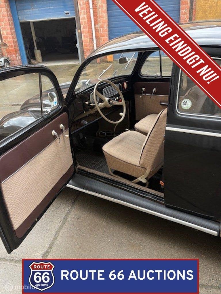 Volkswagen Beetle | 1956 | Route 66 Auctions, Auto's, Volkswagen, Zwart, Bedrijf, Handgeschakeld