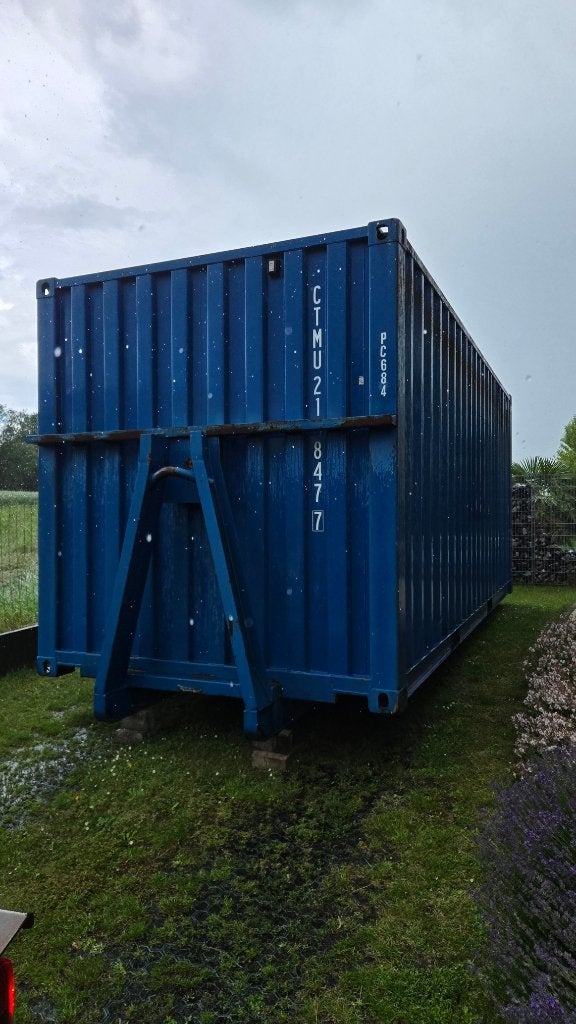 Container 20 pieds sur châssis équipé, Enlèvement