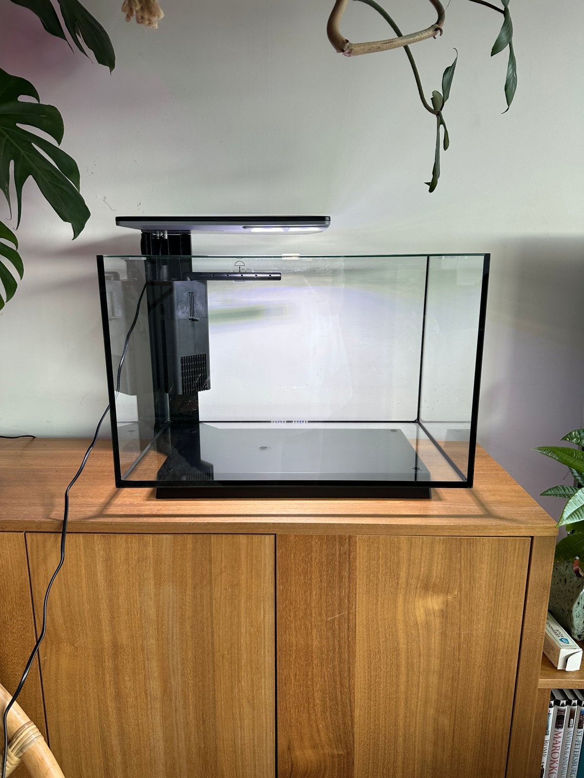 Aquarium SuperFish Quadro 70 Pro, Dieren en Toebehoren, Vissen | Aquaria en Toebehoren, Ophalen, Zo goed als nieuw, Filter, Eheim