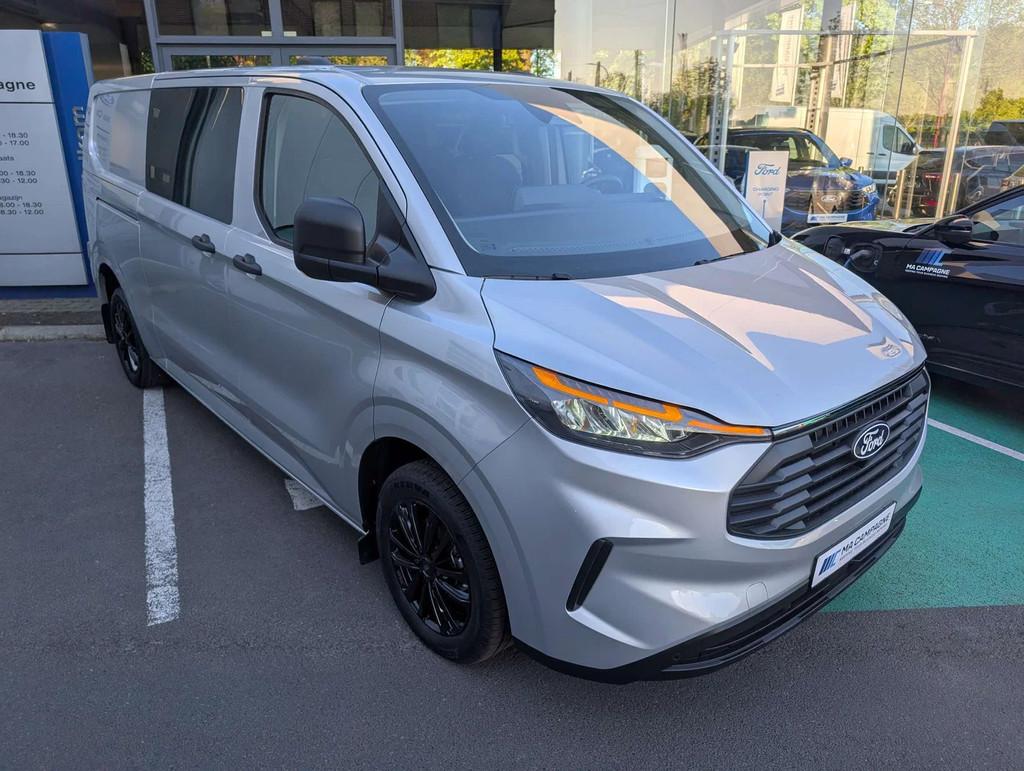 Ford Transit Custom DC 5pl Trend 320L L2 2.0TDCi 150pk, Auto's, 4 deurs, Stof, Gebruikt, 4 cilinders