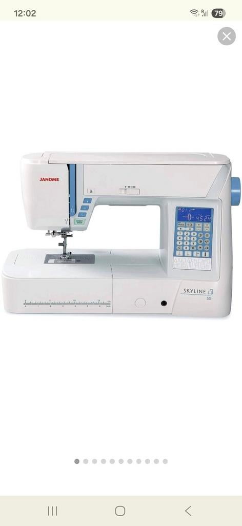 Janome s5, Ophalen, Naaimachine, Janome