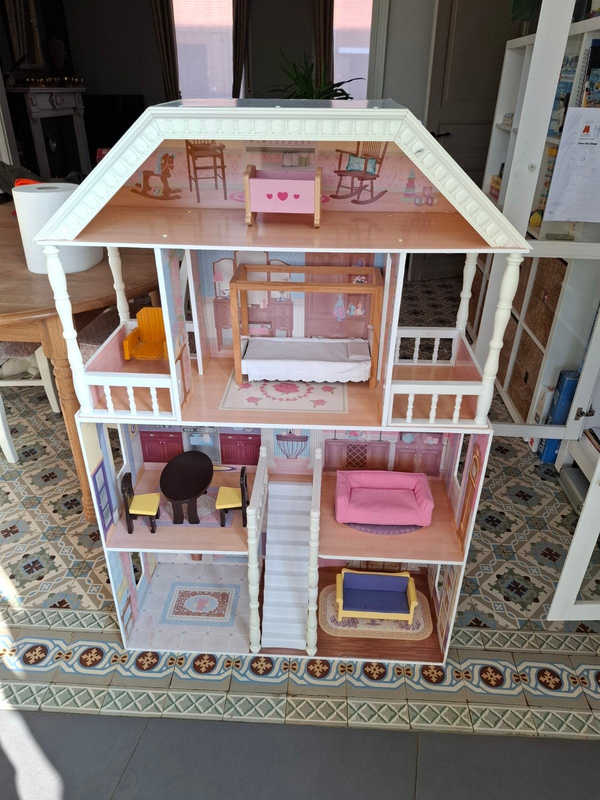 Groot poppenhuis Kidcraft, Kinderen en Baby's, Speelgoed | Poppenhuizen, Ophalen, Poppenhuis