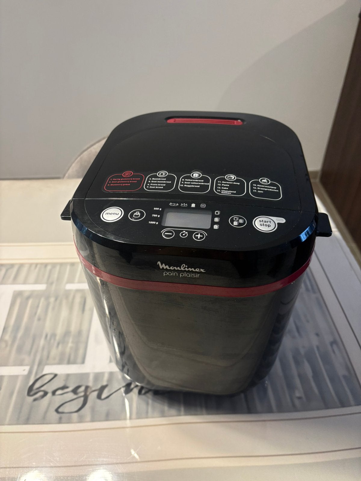 Moulinex Pain Plaisir broodbakmachine – 17 programma’s, Electroménager, Enlèvement, Utilisé, Avec minuteur