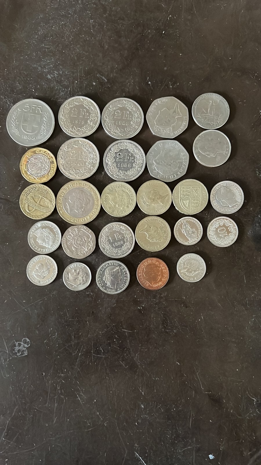 Kleine verzameling munten, Timbres & Monnaies, Enlèvement, Monnaie
