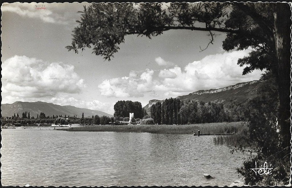 1961 - FRANCE - Aix-les-Bains : Un coin du Lac, Envoi, 1960 à 1980, Affranchie, France