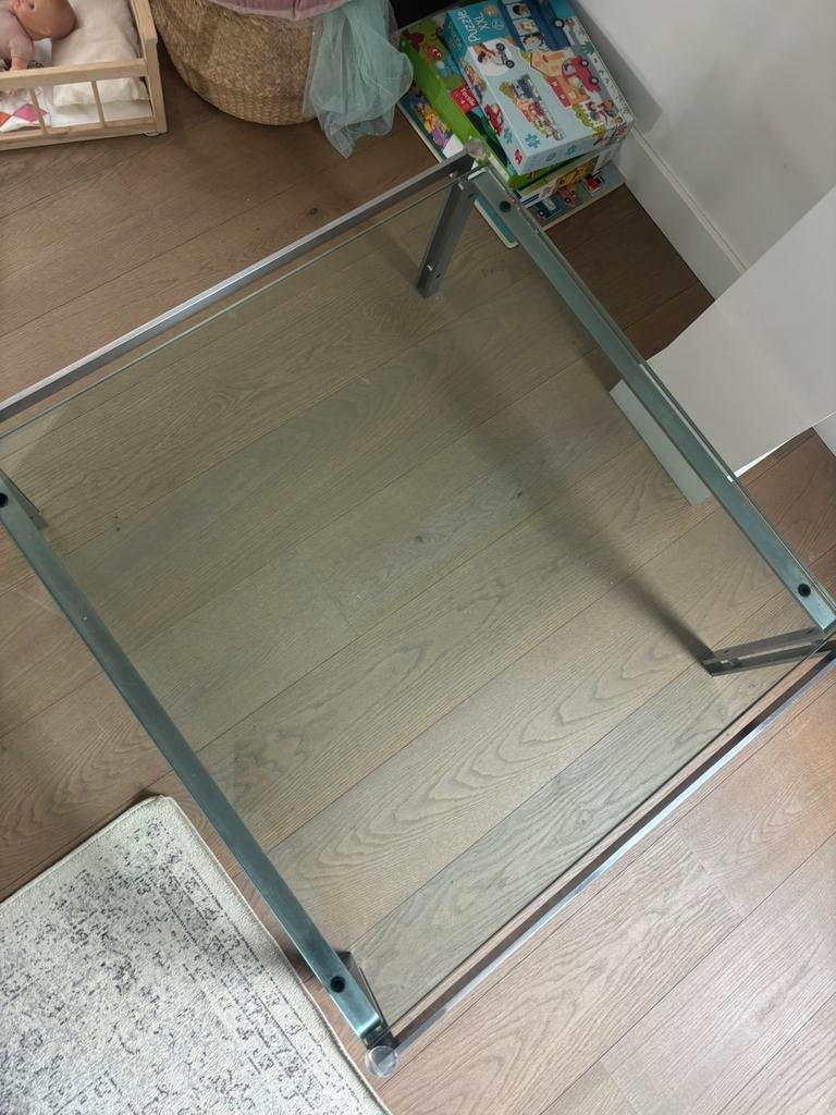 Glazen salontafel, Ophalen, Zo goed als nieuw, Glas