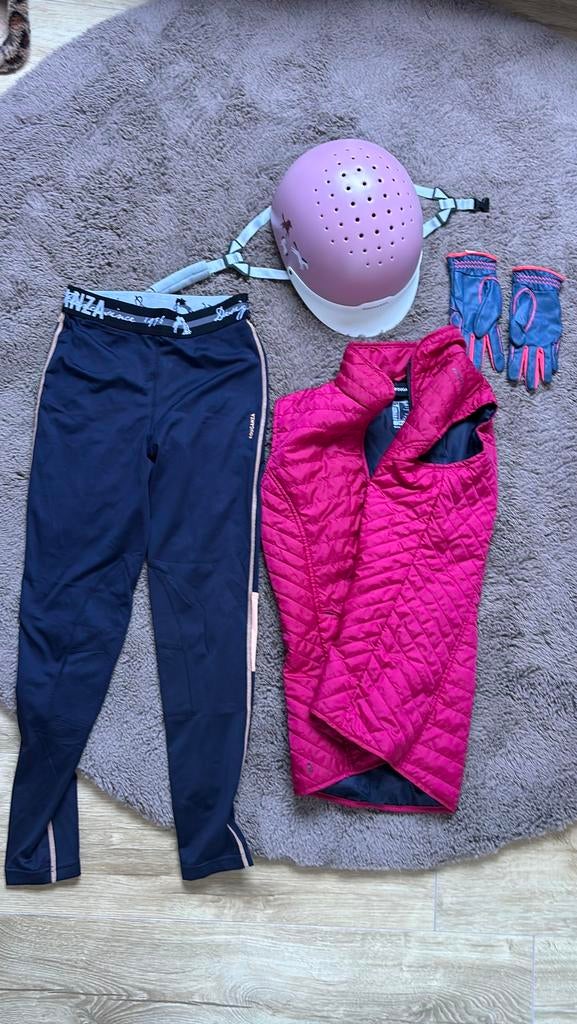 Paardrijden Set Meisjes (Helm, handschoenen, vest), Dieren en Toebehoren, Ophalen, Kinderen, Overige typen, Nieuw