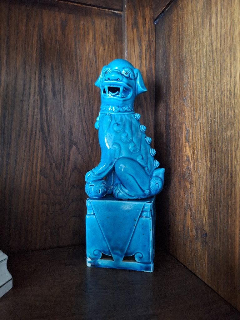 Chinees beeldje hond vintage, Verzamelen, Ophalen, Zo goed als nieuw, Dier