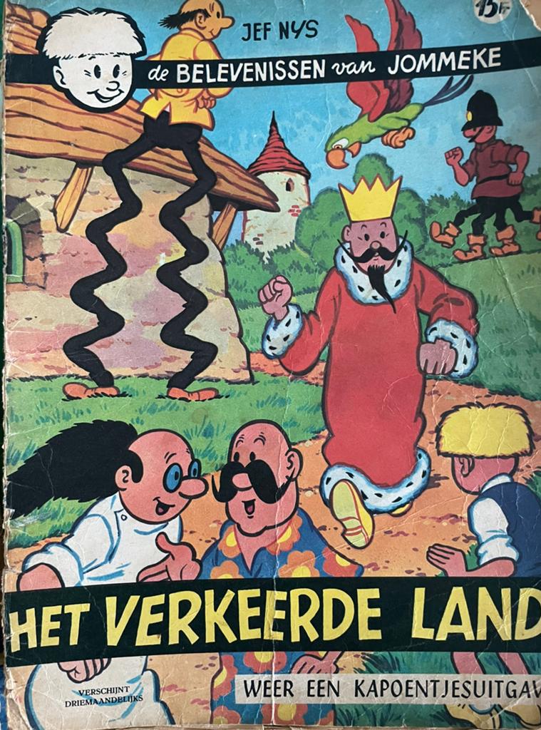 EERSTE DRUK Jommeke-album Het Verkeerde Land" 21 ste verhaal, Boeken, Strips | Comics, Ophalen of Verzenden, Gelezen