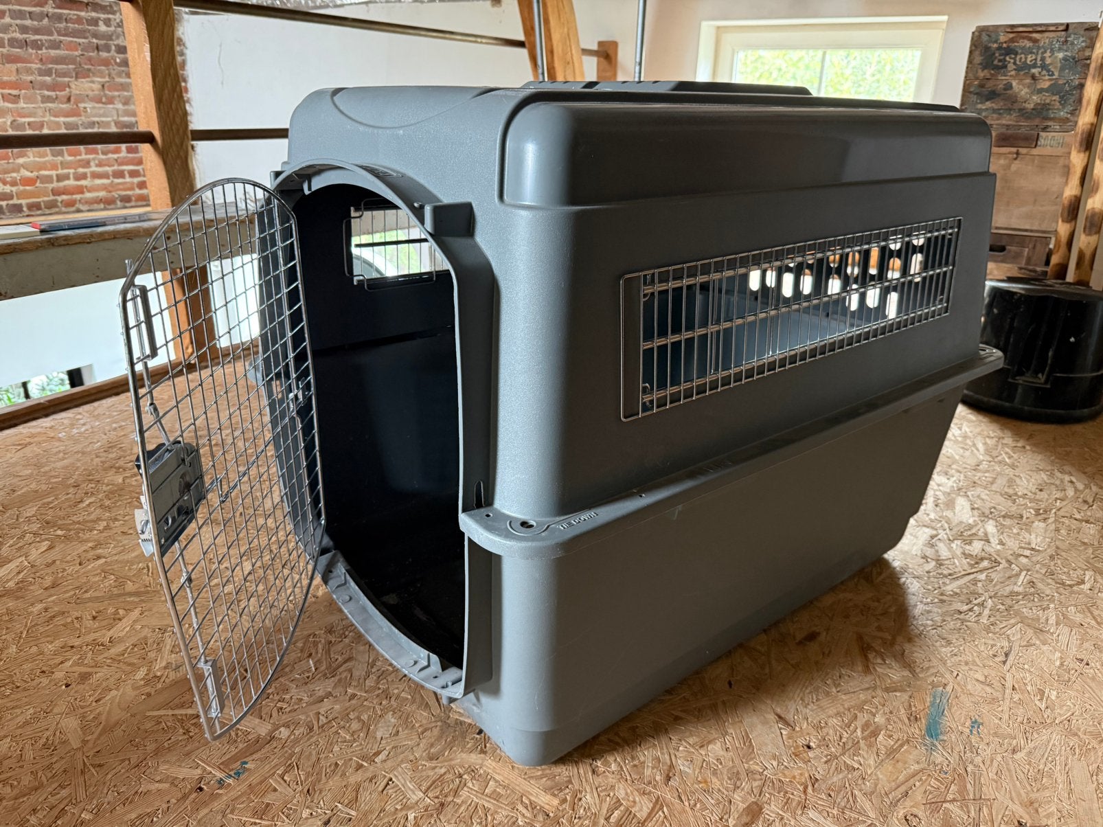 Reisbench voor medium tot grote hond, Ophalen, Gebruikt