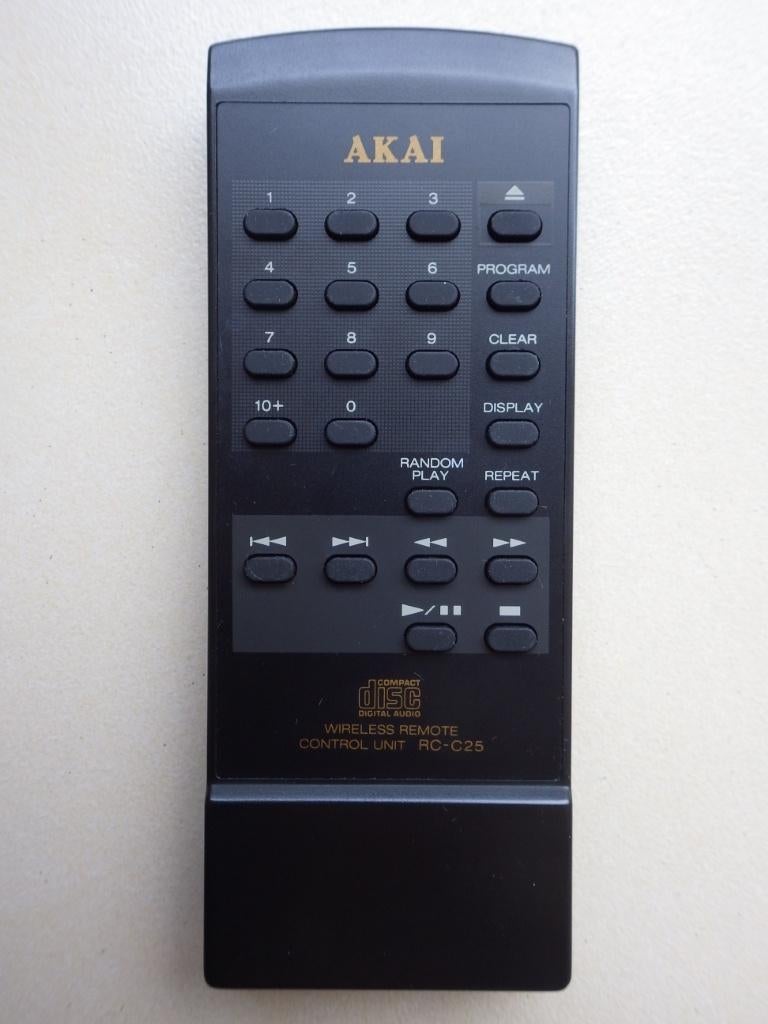 Akai RC-25 afstandsbediening, Ophalen of Verzenden, Gebruikt, Origineel