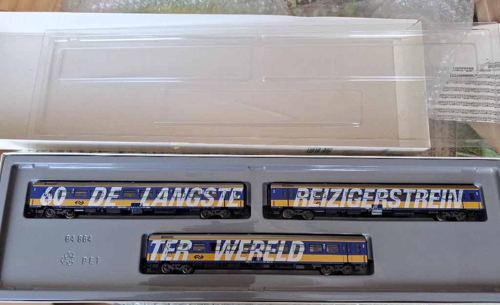 60langste reizigers trein ter wereld, Wisselstroom, Treinset, Verzenden, Nieuw