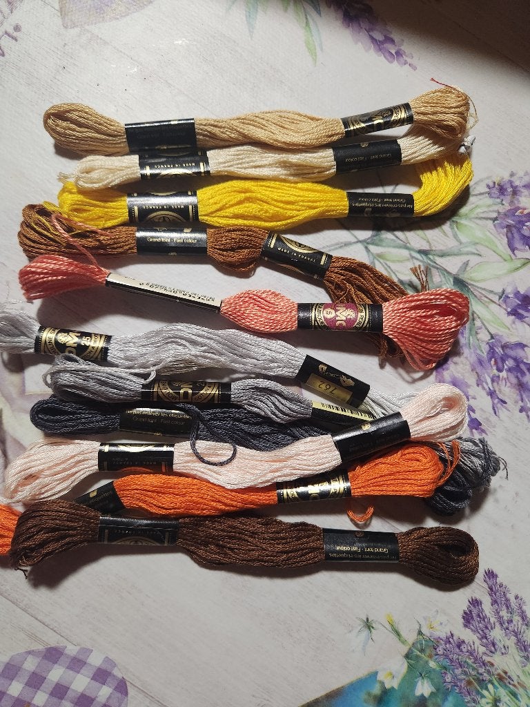 Borduurgaren 11 stuks samen 1 euro, Hobby & Loisirs créatifs, Enlèvement, Fil à broder ou Soie