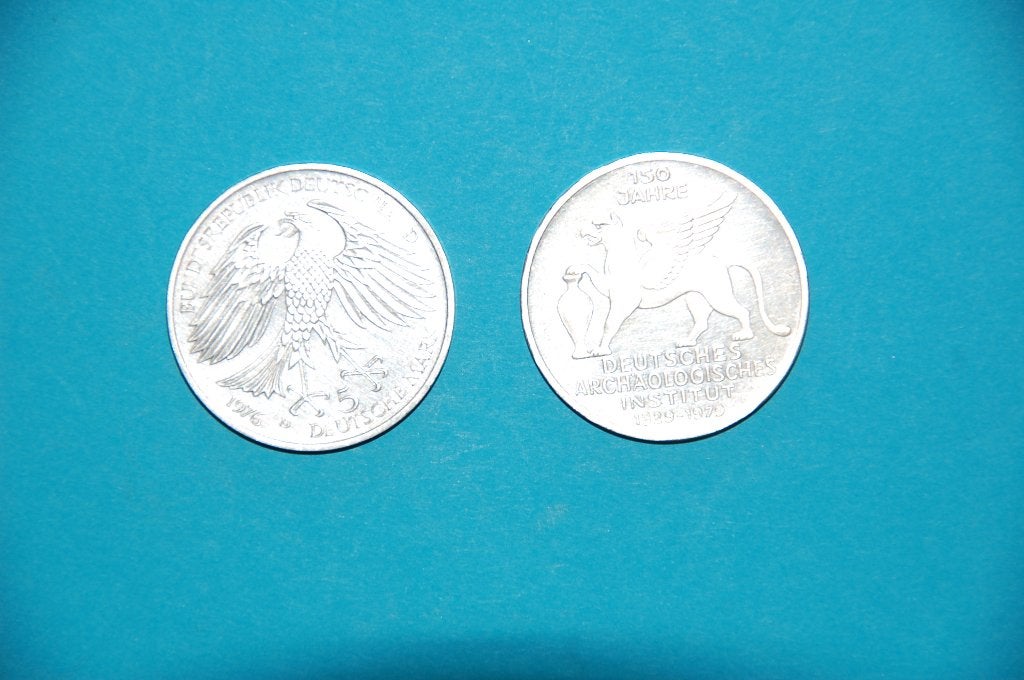 5 DM 1976 D & 1979 J, Ophalen of Verzenden, Duitsland, Setje, Zilver