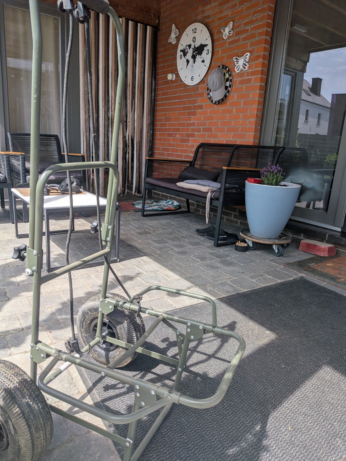 Vis trolley groen nog zo goed als nieuw we we, Ophalen