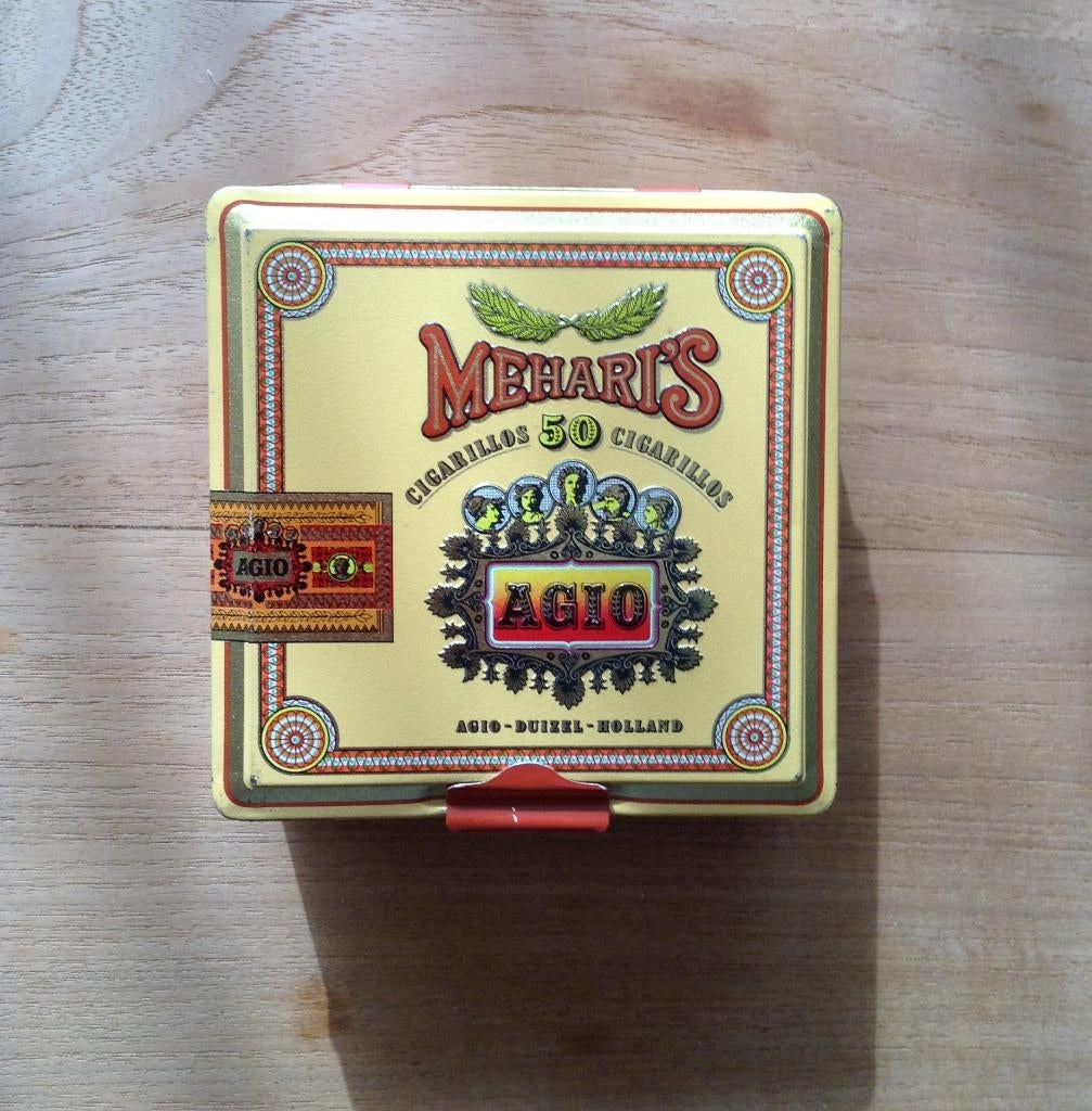 Ancienne boîte métal Agio Mehari's / Blikken doos, Ophalen of Verzenden, Zo goed als nieuw, Overige, Overige merken
