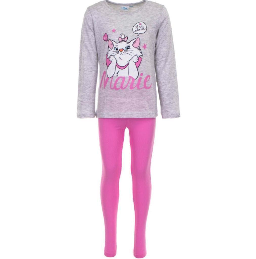 Marie Cat Pyjama Disney G/R - Maat 92 - 98/104 - 110/116, Kinderen en Baby's, Kinderkleding | Maat 110, Disney, Nacht- of Onderkleding