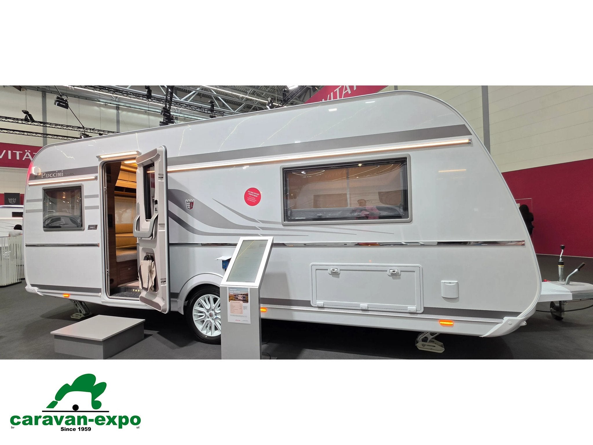 TABBERT PUCCINI 550 E, Caravanes & Camping, Jusqu'à 4, Entreprise, Tabbert, 5 à 6 mètres