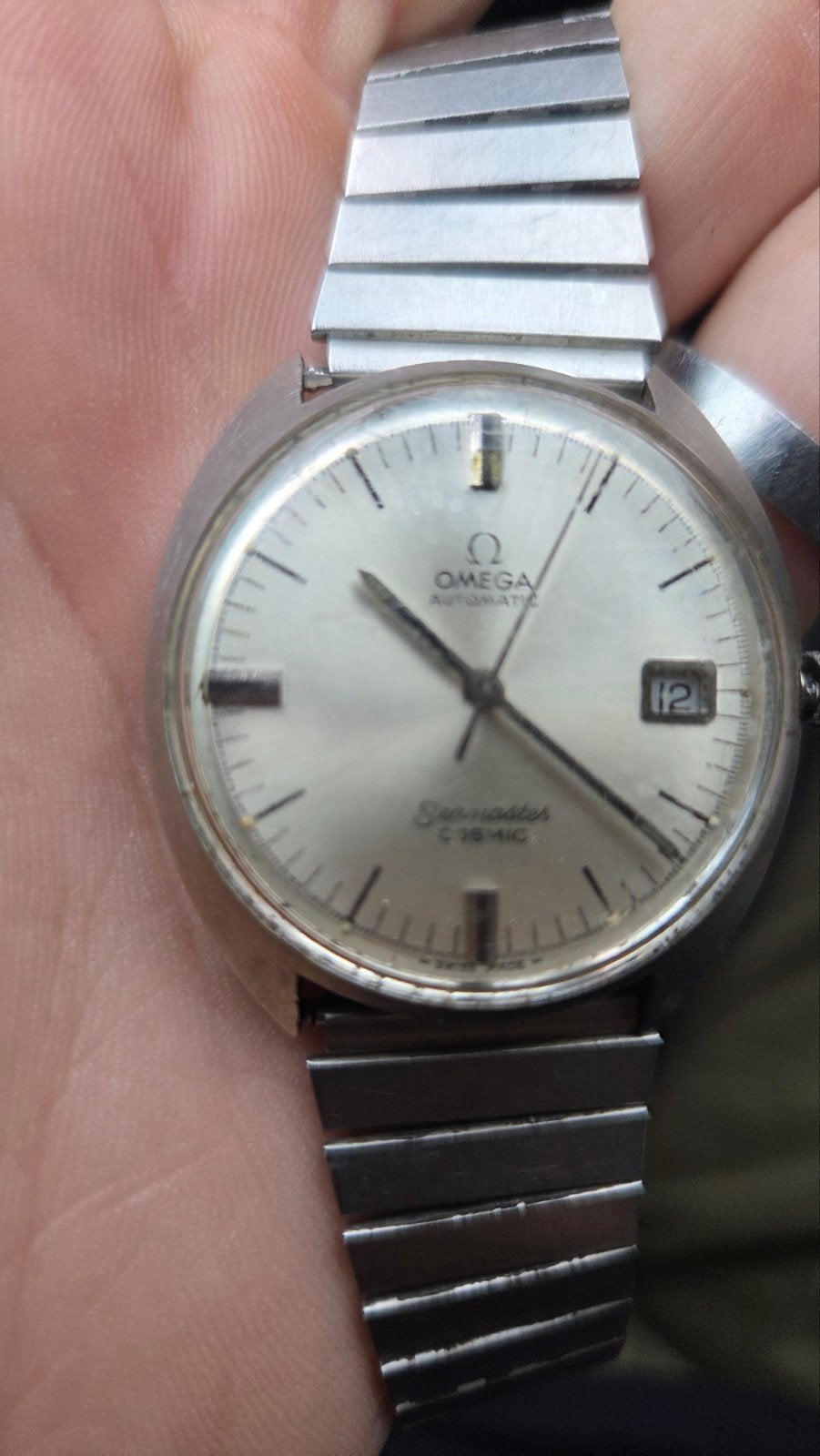 Omega Seamaster vintage, Bijoux, Sacs & Beauté, Montres | Anciennes | Antiquités, Enlèvement ou Envoi, Omega