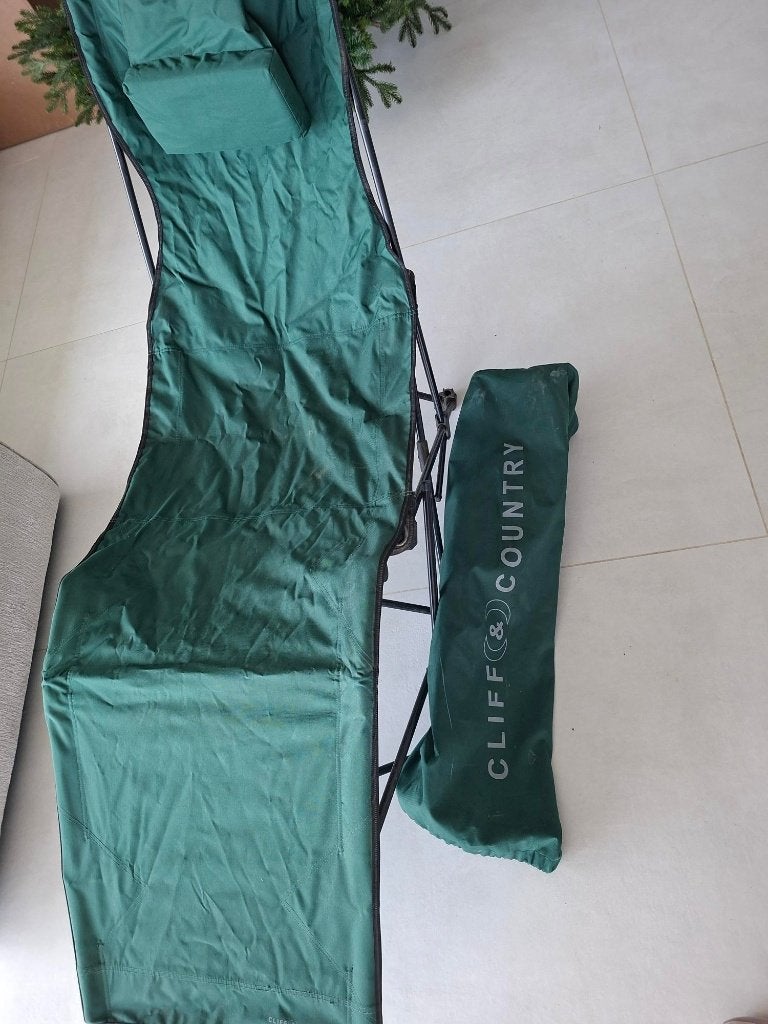 Kampeer ligstoel, Ophalen
