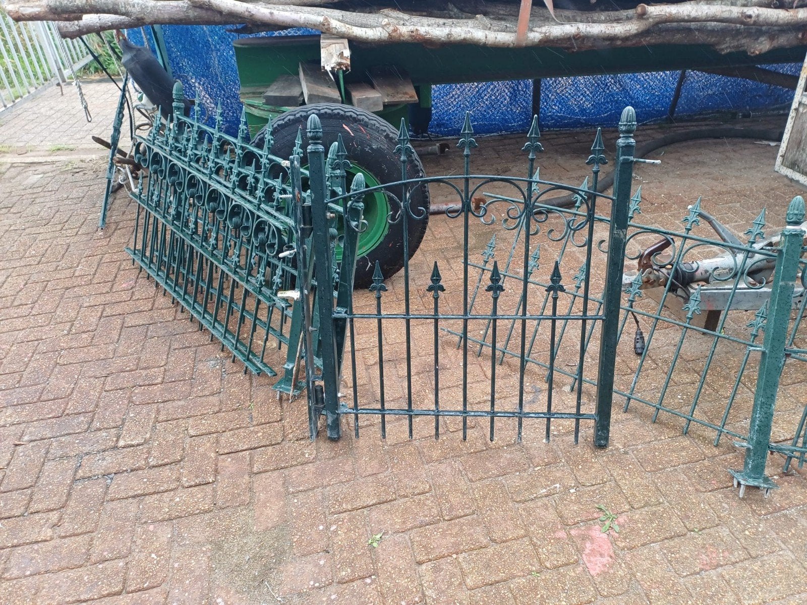 Sierhekwerk gegalvaniseerd, Tuin en Terras, Ophalen, Zo goed als nieuw, Sierhekwerk