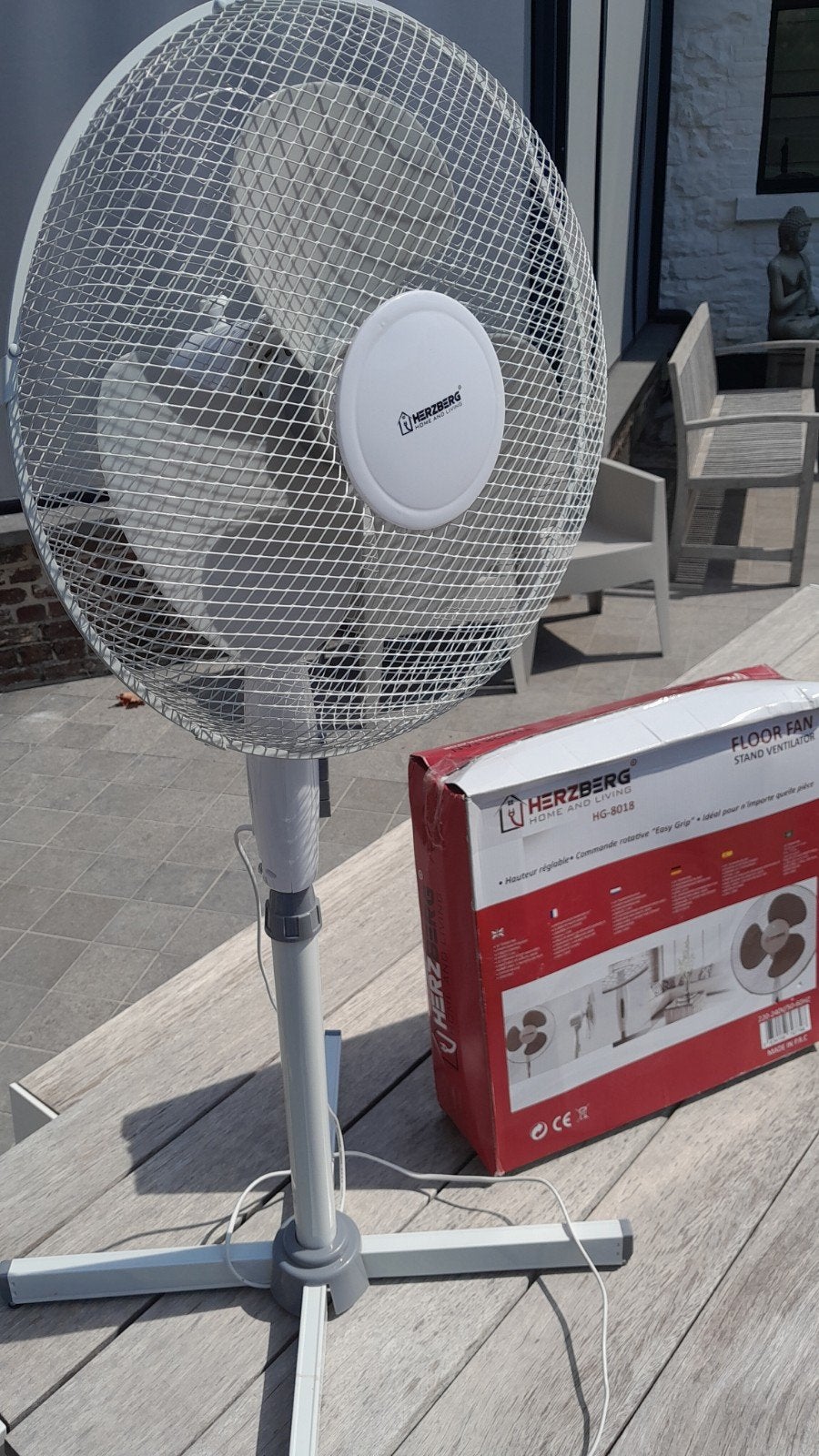 ventilateur, Electroménager, Ventilateurs, Enlèvement, Comme neuf, Ventilateur de trépied
