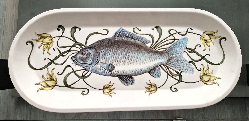 Grand Plat Carpe "Veilleroy & Boch", Antiquités & Art, Enlèvement ou Envoi