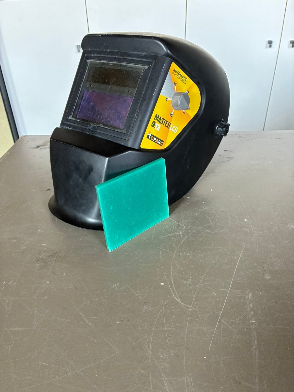 Lashelm toparc/weldmeister, Doe-het-zelf en Bouw, Laskappen, Lasfilter, Ophalen, Gebruikt