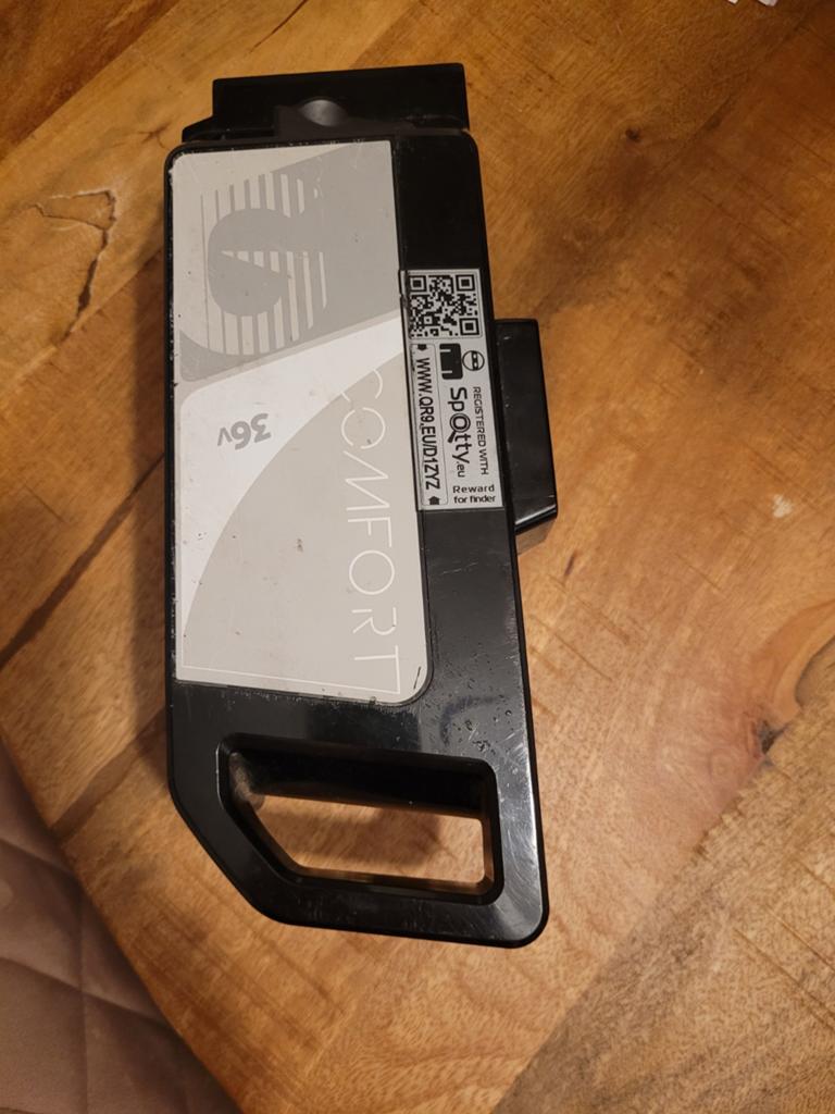 Panasonic fiets batterij, Ophalen